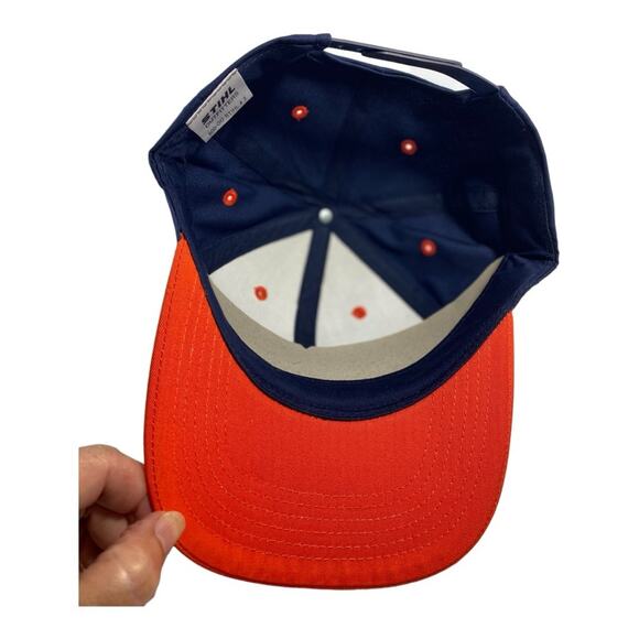 Stihl Team NWOT Snapback Navy Orange Trucker Cap Hat - Picture 5 of 6
